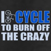 I Cycle To Burn Off The Crazy Golf Towel