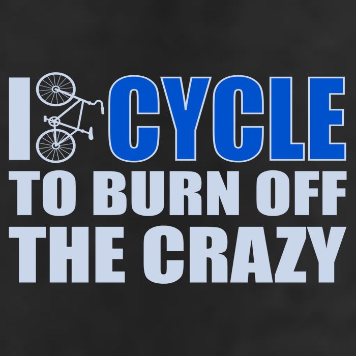 I Cycle To Burn Off The Crazy Golf Towel