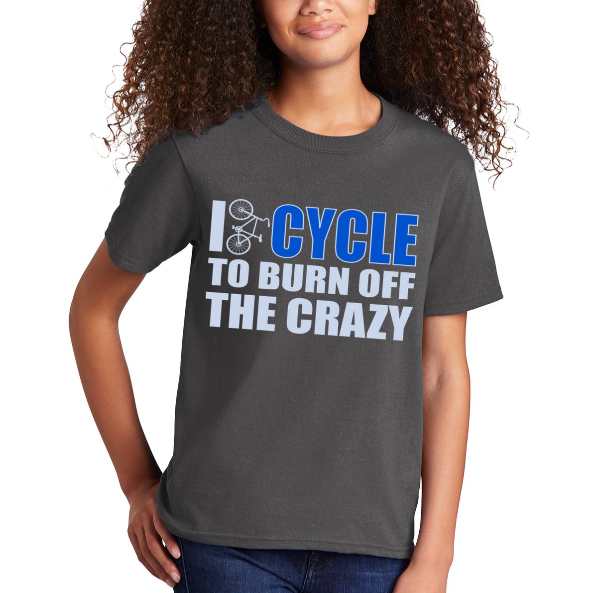 I Cycle To Burn Off The Crazy Kids T-Shirt