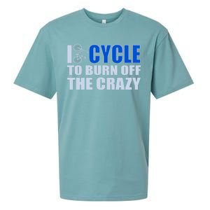 I Cycle To Burn Off The Crazy Sueded Cloud Jersey T-Shirt