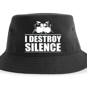 I Destroy Silence Sustainable Bucket Hat