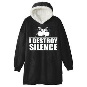 I Destroy Silence Hooded Wearable Blanket