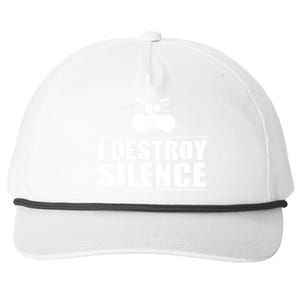 I Destroy Silence Snapback Five-Panel Rope Hat