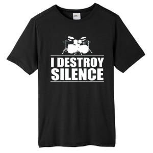 I Destroy Silence Tall Fusion ChromaSoft Performance T-Shirt