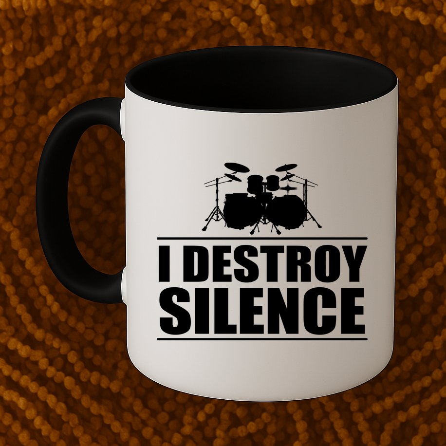 I Destroy Silence Mug