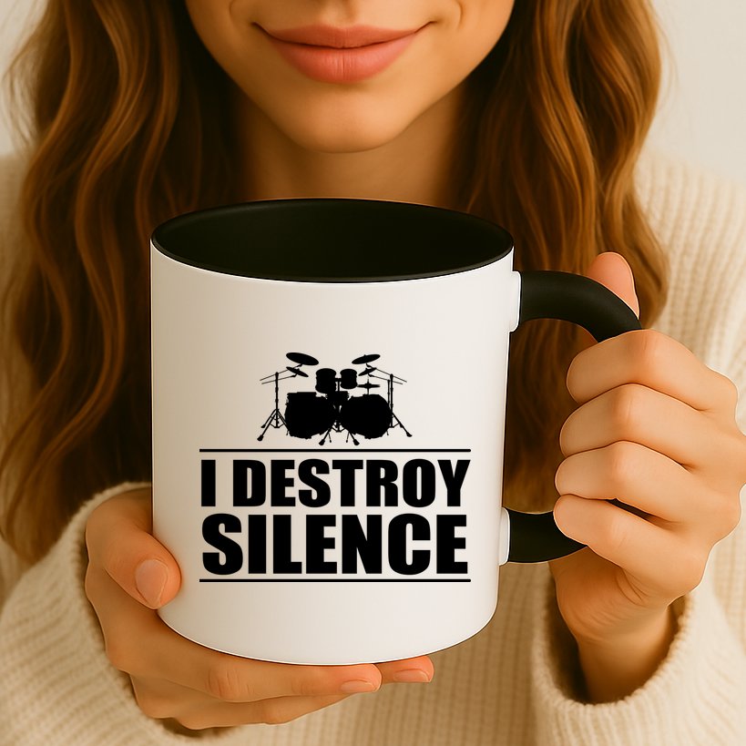 I Destroy Silence Mug
