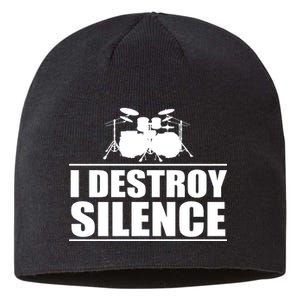 I Destroy Silence Sustainable Beanie