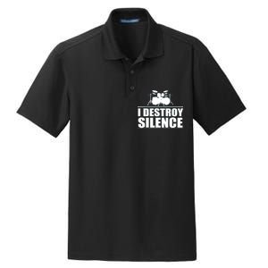 I Destroy Silence Dry Zone Grid Polo