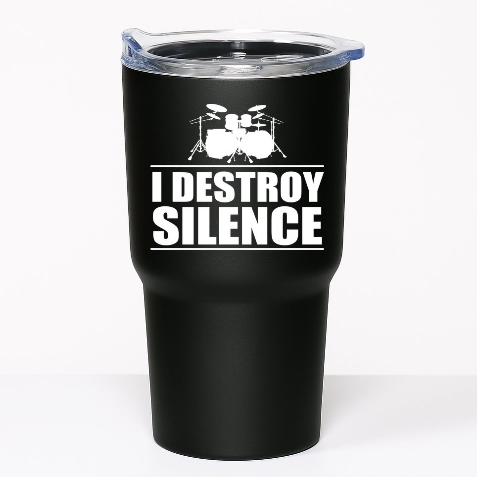 I Destroy Silence Tumbler