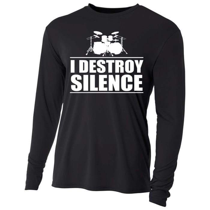 I Destroy Silence Cooling Performance Long Sleeve Crew