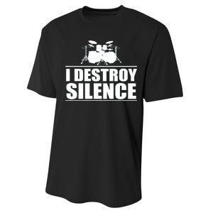 I Destroy Silence Performance Sprint T-Shirt