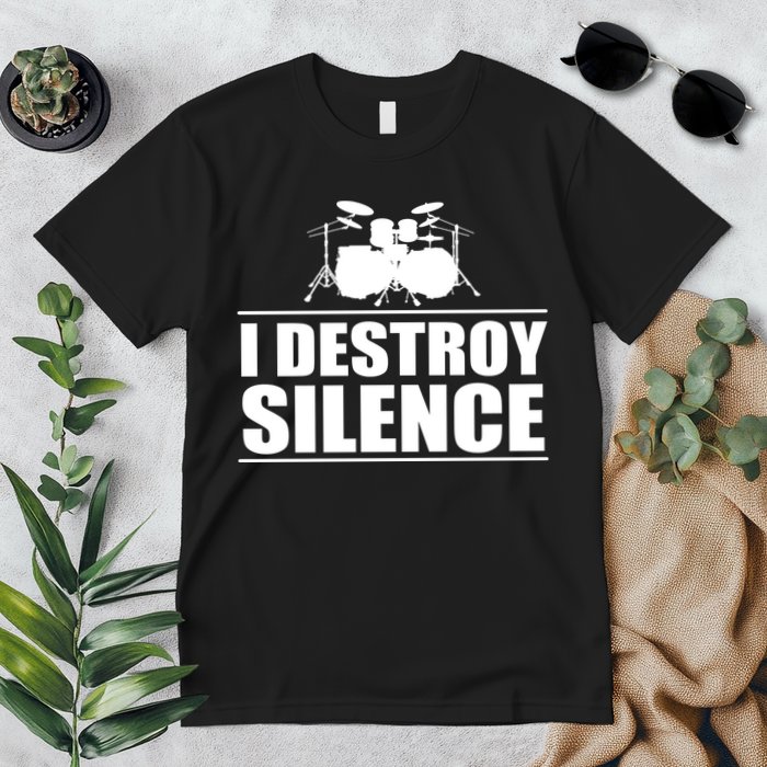 I Destroy Silence Premium T-Shirt