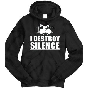 I Destroy Silence Tie Dye Hoodie