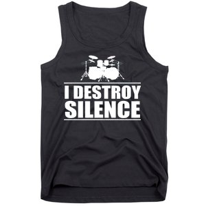 I Destroy Silence Tank Top