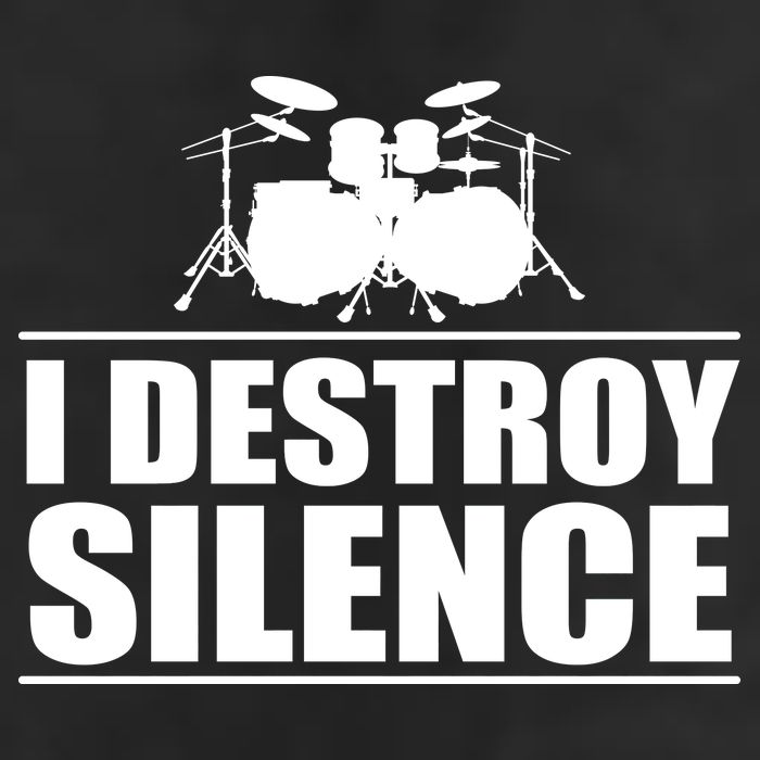 I Destroy Silence Golf Towel