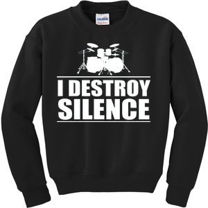 I Destroy Silence Kids Sweatshirt