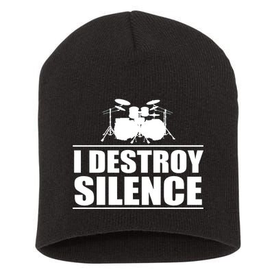 I Destroy Silence Short Acrylic Beanie