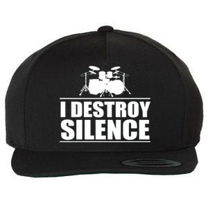 I Destroy Silence Wool Snapback Cap