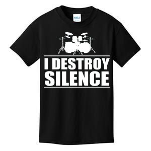 I Destroy Silence Kids T-Shirt