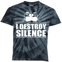 I Destroy Silence Kids Tie-Dye T-Shirt