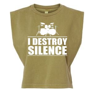 I Destroy Silence Garment-Dyed Women's Muscle Tee