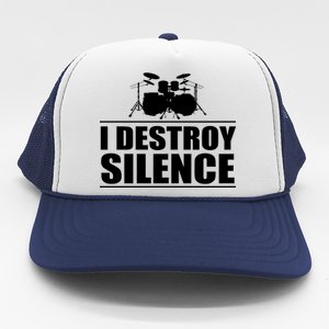 I Destroy Silence Trucker Hat