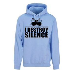 I Destroy Silence Unisex Surf Hoodie