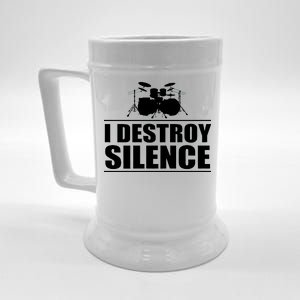 I Destroy Silence Beer Stein