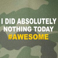 I Did Absolutely Nothing Today #Awesome Legacy Tie Dye Trucker Hat