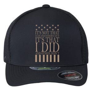 I Did They Didn't Veteran Flexfit Unipanel Trucker Cap