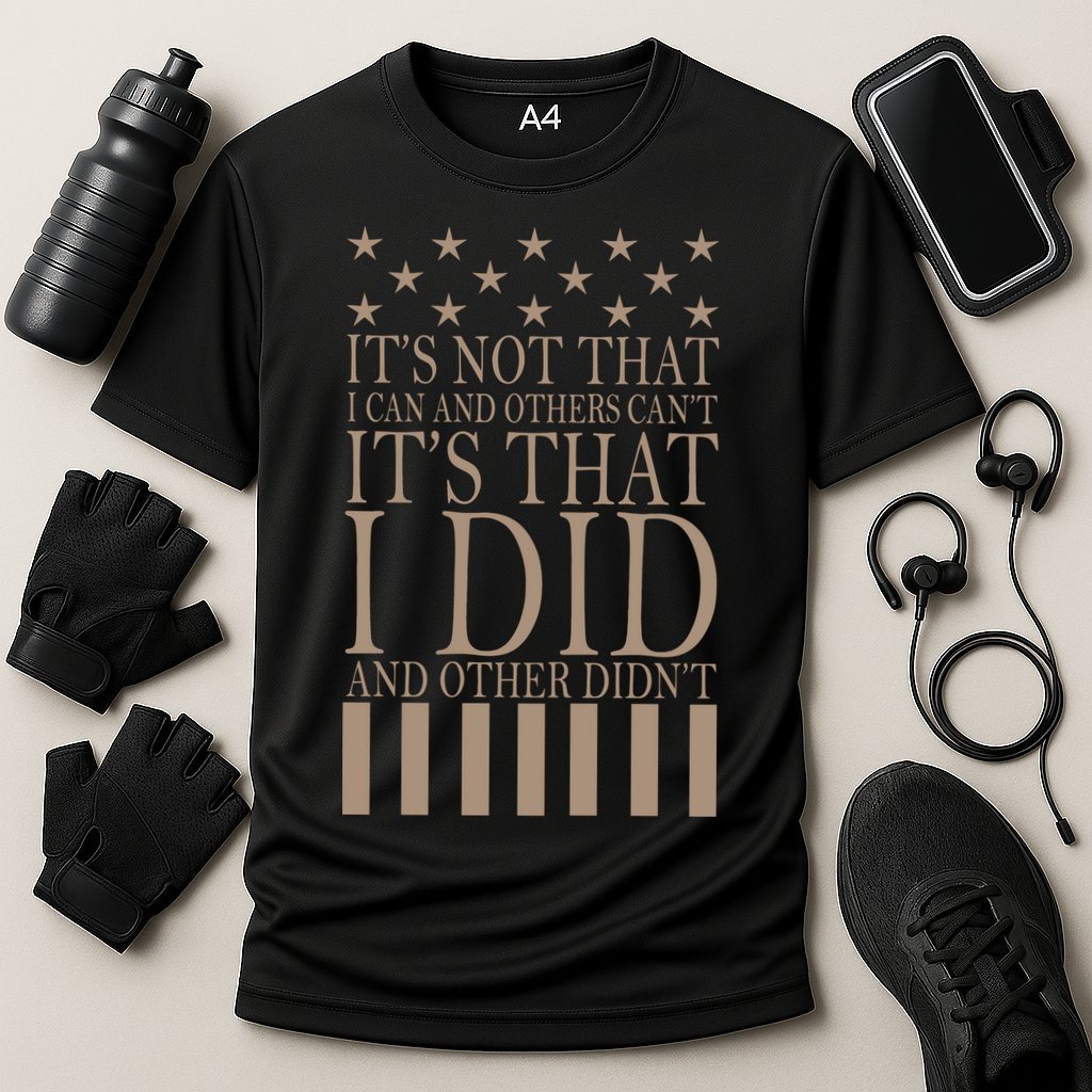 I Did They Didn't Veteran Performance Shirt