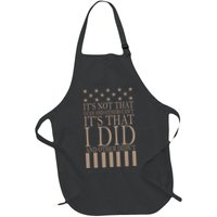 I Did They Didn't Veteran Apron