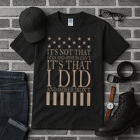 I Did They Didn't Veteran Tall T-Shirt