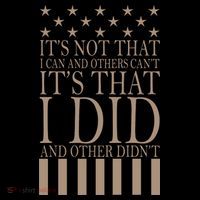 I Did They Didn't Veteran Button