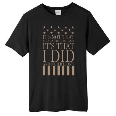 I Did They Didn't Veteran Tall Fusion ChromaSoft Performance T-Shirt