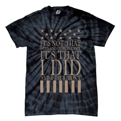 I Did They Didn't Veteran Tie-Dye T-Shirt