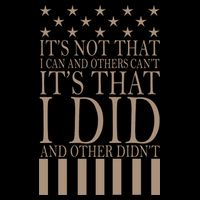 I Did They Didn't Veteran Kids T-Shirt