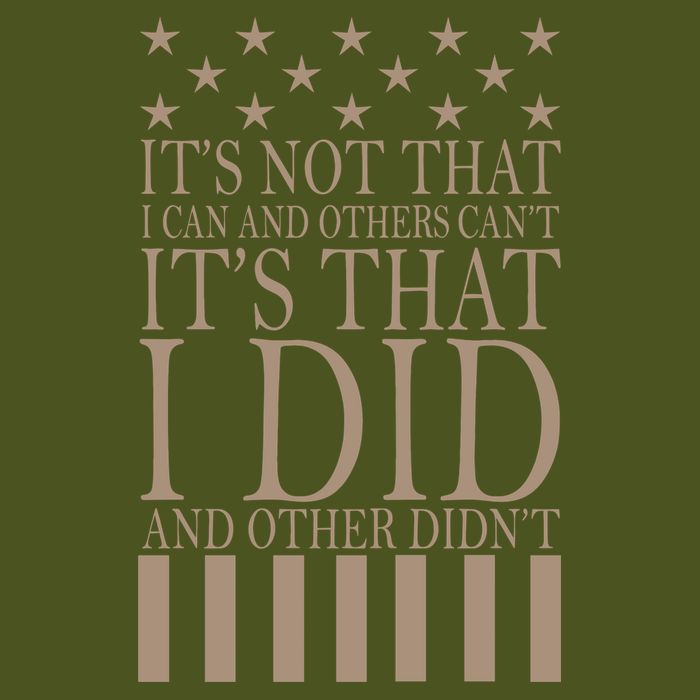 I Did They Didn't Veteran V-Neck T-Shirt
