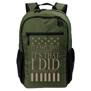 I Did They Didn't Veteran Daily Commute Backpack