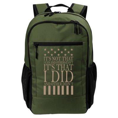 I Did They Didn't Veteran Backpack