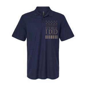 I Did They Didn't Veteran Softstyle Adult Sport Polo