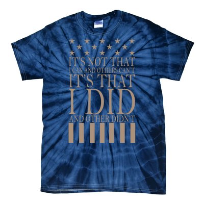 I Did They Didn't Veteran Tie-Dye T-Shirt