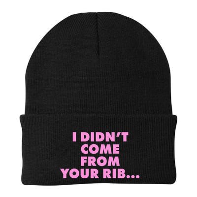 I Didn't Come From Your Rib Knit Cap Winter Beanie
