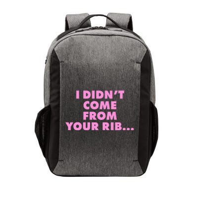 I Didn't Come From Your Rib Vector Backpack