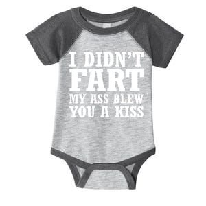 I Didn't Fart I Blew You A Kiss Infant Baby Jersey Bodysuit