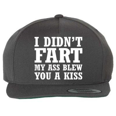 I Didn't Fart I Blew You A Kiss Wool Snapback Cap