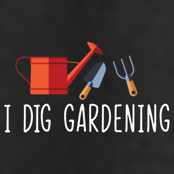 I Dig Gardening 7 Panel Mesh Trucker Snapback Hat