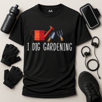 I Dig Gardening Cooling Performance Crew T-Shirt