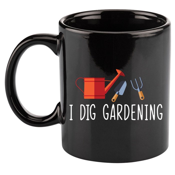 I Dig Gardening 11oz C Handle Ceramic Mug