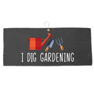 I Dig Gardening Large Microfiber Waffle Golf Towel